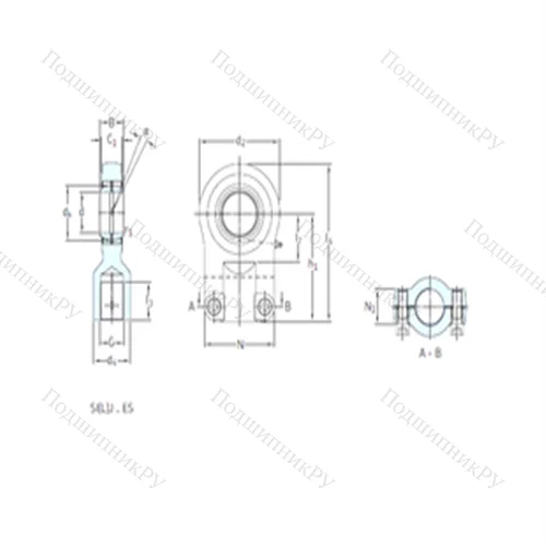 Подшипник скольжения сферический SIJ 12E