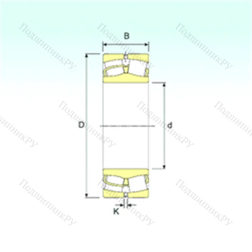 Подшипник роликовый радиальный самоцентрирующийся 230/710 от производителя  ISB