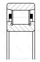 Подшипник  2532 (N 2232) размер 160x290x80