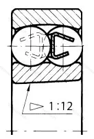 Подшипник 1215 K размер 75x130x25 от производителя  SKF