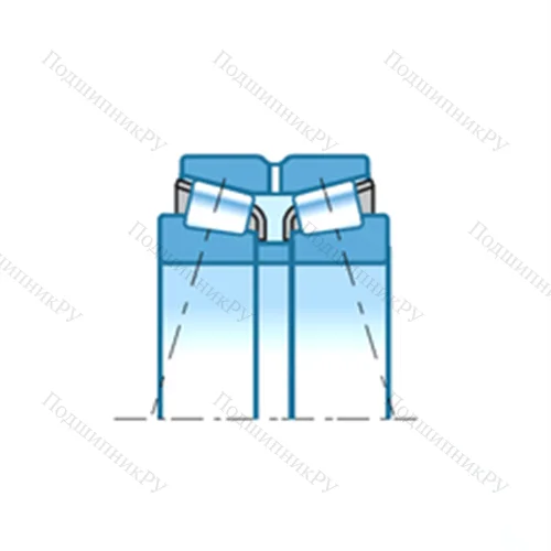 Подшипник роликовый радиально-упорный EE 170950/171450D+A