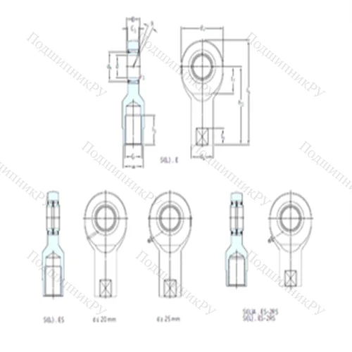 Подшипник скольжения сферический SIL 10E