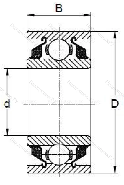 Радиальный шариковый подшипник W 210 PP 2 в Москве