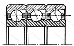 Модификация подшипника 666315Л размер 75x160x111 от производителя  ГПЗ-8