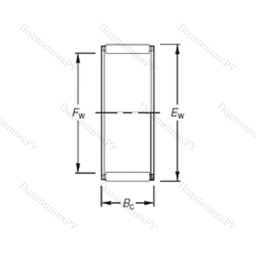 Подшипник игольчатый радиальный K 47X 52X 27FH от производителя  TIMKEN