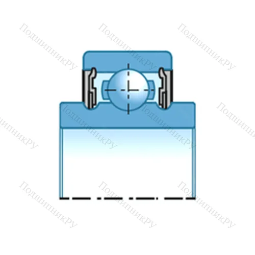 Подшипник шариковый радиальный LG 30=2