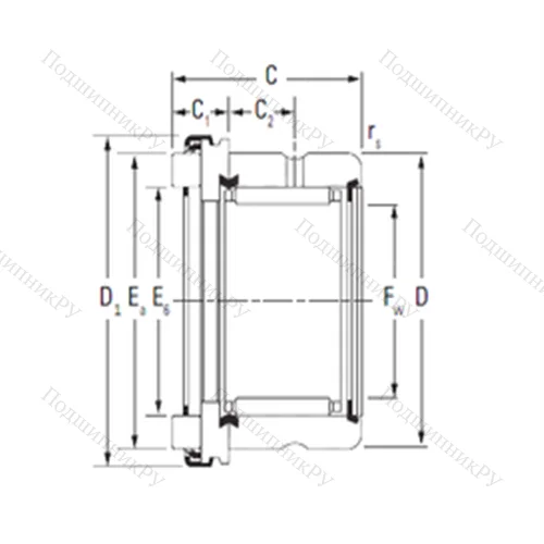 Подшипник комбинированный RAX 560 от производителя  TIMKEN