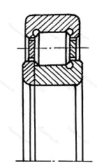 Модификация подшипника 2092992М размер 460x620x95 от производителя  ГПЗ-9