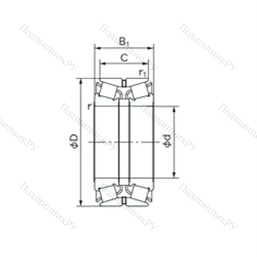 Подшипник роликовый радиально-упорный 70KBE 02