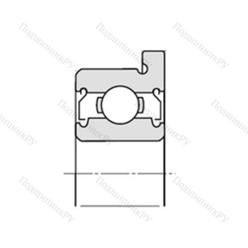 Подшипник шариковый радиальный F-WA 674ASSA
