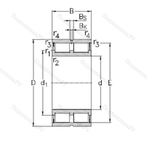 Подшипник роликовый радиальный NNCL 4914-V