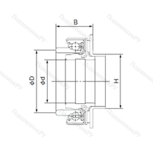 Подшипник шариковый 68SCRN 58P-5