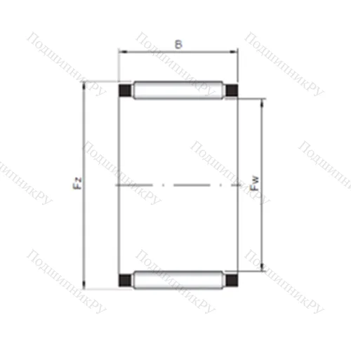 Подшипник игольчатый радиальный K 30x42x30 от производителя  CX
