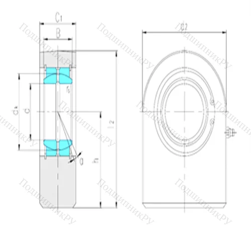 Подшипник скольжения сферический SF 110ES от производителя  LS