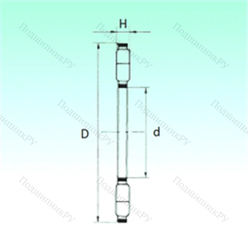 Подшипник роликовый упорный K 89307TN от производителя  NBS
