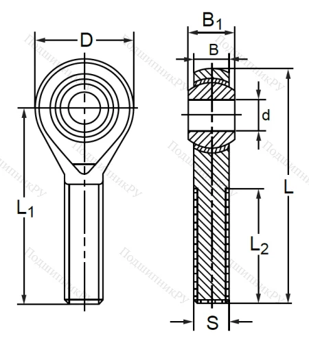 Шарнирная головка POS 22 L в Москве