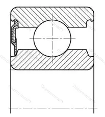 Модификация подшипника 20703 размер 17x40x14 ГПЗ-900