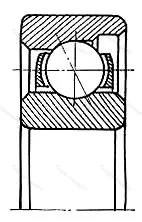 Подшипник  6016 (E 16) размер 6x17x6 от производителя  SKF