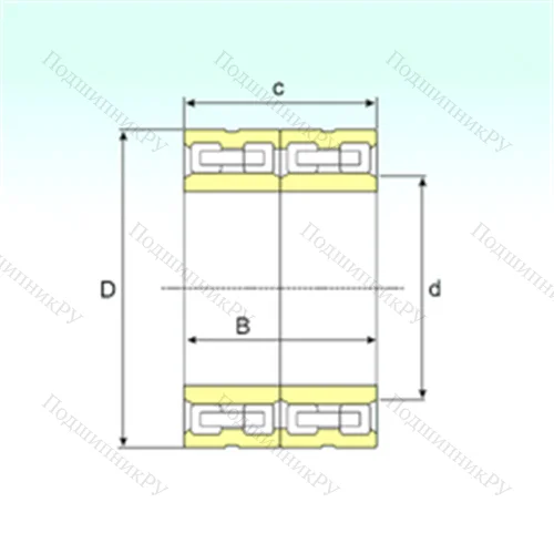 Подшипник роликовый радиальный FCD 6084300