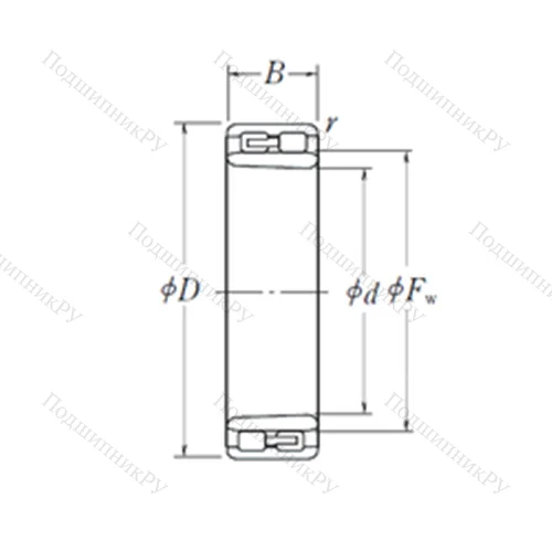 Подшипник роликовый радиальный NNU 4964 K