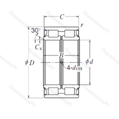 Подшипник роликовый радиальный RS-5068