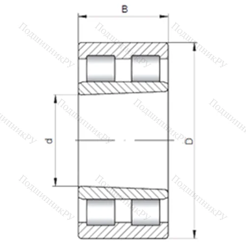 Подшипник роликовый радиальный NNU 4964K V от производителя  CX