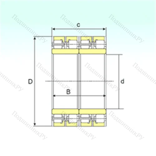 Подшипник роликовый радиальный FCDP 170236650