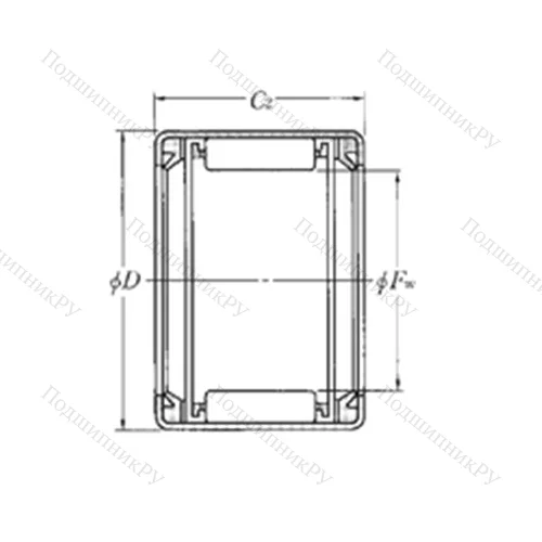 Подшипник игольчатый радиальный HMK 5031LL
