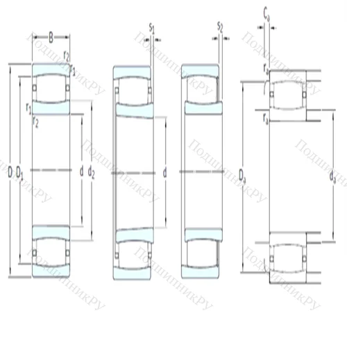 Подшипник роликовый тороидальный C 39/900KMB от производителя  SKF