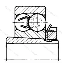 Подшипник  2217K+H 317 (11515) размер 75x150x36 от производителя  SKF Подшипник  2217K+H 317 (11515) размер 75x150x36 от производителя  SKF