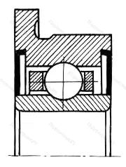 Подшипник OBF 89ZZ размер 6,35x15,8/17,5x4,978 от производителя  KOYO