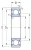Однорядный шариковый подшипник 6200 2RSH/C 3 от производителя  SKF
