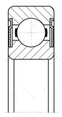 Подшипник 6310-2RS 1/P 63Q 6 размер 50x110x27 от производителя  SKF