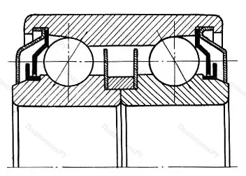 Модификация подшипника 886801У размер 12,2x75x75 от производителя  ГПЗ-8