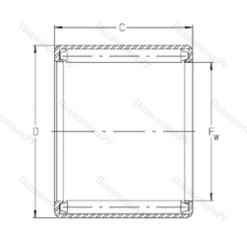 Подшипник игольчатый радиальный S 2016