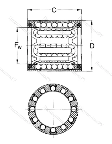 Подшипник LBBR 20-2LS в Москве
