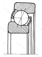Модификация подшипника 326307Е8 размер 35x80x21 от производителя  ГПЗ-23