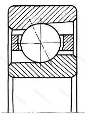 Подшипник  26302 размер 15x42x13 от производителя  ГОСТ