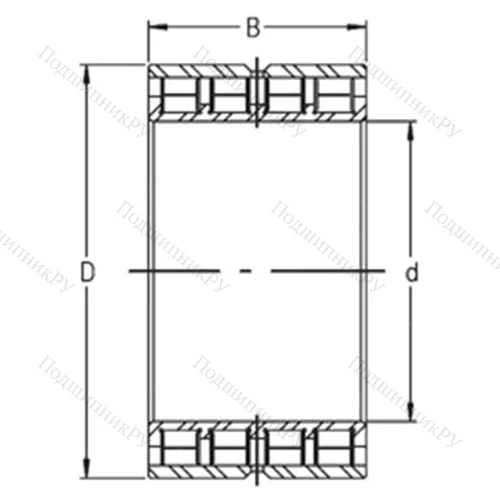 Подшипник роликовый радиальный SL 15 922