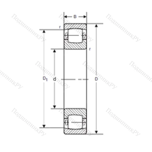 Подшипник роликовый радиальный самоцентрирующийся 20310 от производителя  SIGMA