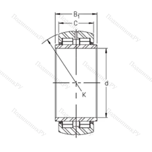 Подшипник роликовый радиальный SL 06 018 E