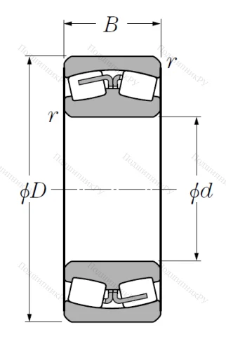 Сферический роликовый подшипник 21315 L 1D 1 C 3 от производителя  NTN
