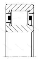 Модификация подшипника 2шс20 размер 20x47x26 ГОСТ 520-89