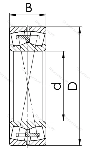 Сферический роликовый подшипник 3613 Н (22313 MW 33) в Москве
