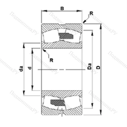 Подшипник роликовый радиальный самоцентрирующийся 23244YM