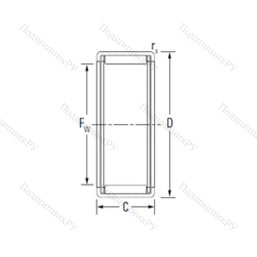Подшипник роликовый радиальный HK 273420-2RS