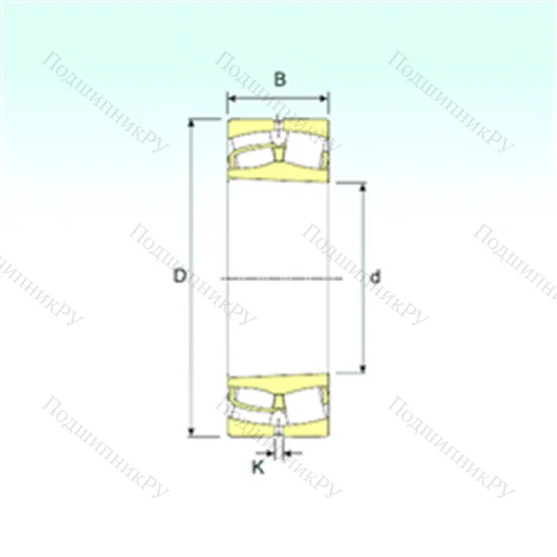 Подшипник роликовый радиальный самоцентрирующийся 24164 K 30 от производителя  ISB