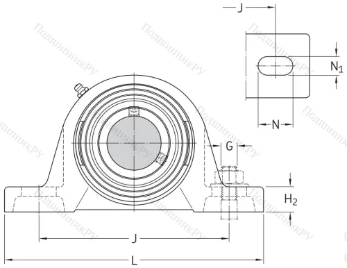 Подшипниковый корпус SYJ 506 в Москве