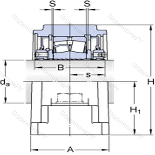 Стационарные роликоподшипниковые узлы (SKF ConCentra, для дюймовых валов) SYE 2 N от производителя  SKF