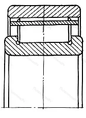 Модификация подшипника 954712К1 размер 60x120x58/60 ГПЗ-700
